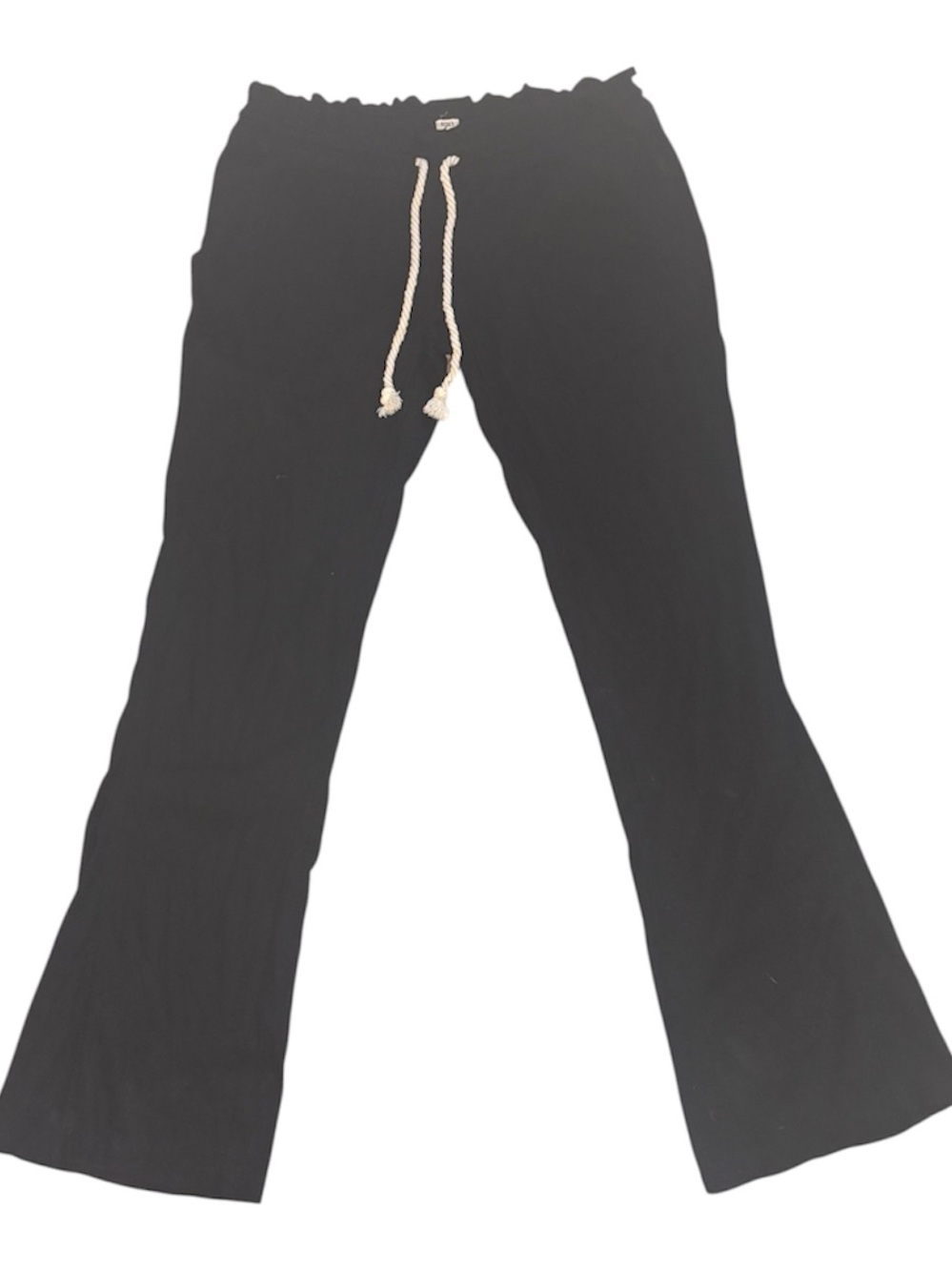 Roxy Black Casual Drawstring Pants with Cream Tag